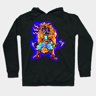 Murder Drones Viking drone neon graffiti art Hoodie